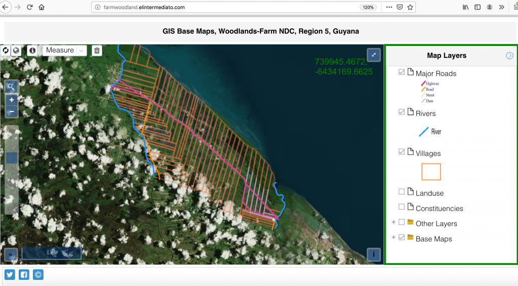 An Interactive Map for Farm Woodlands NDC, Guyana - GuyNode's Blog