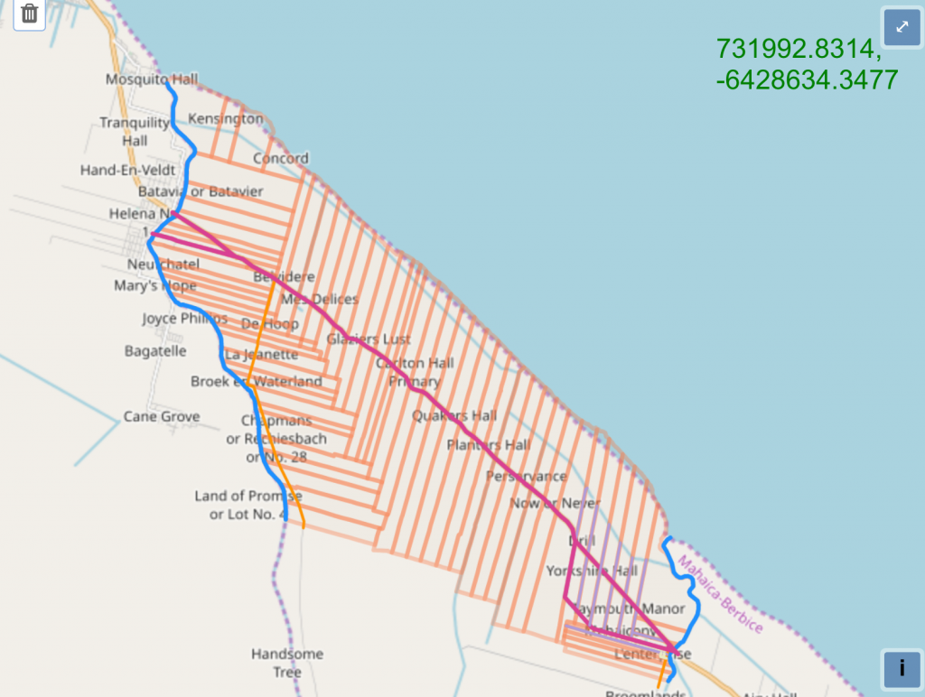 Villages within Farm Woodlands NDC. Villages can be individually planned with the context of the  Canada-Guyana Partnership for Community Planning  project.